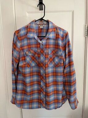 Duluth Trading Co. Folklore Flannel Women’s Button Down